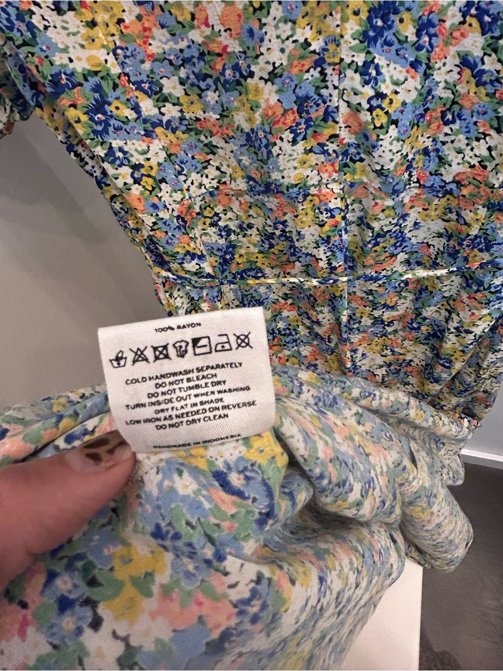 Faithful the Brand Floral Button-Front Wrap Skirt in Multicolor - Picture 8 of 10